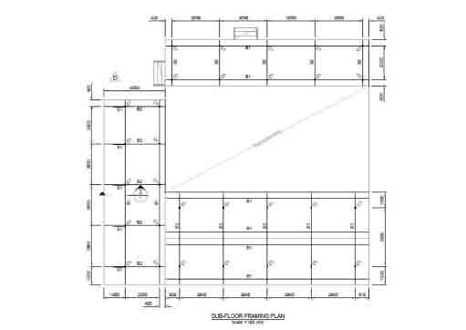 Footing system drawing design for new buildings - MM & IM Local Infrastructure Mangement Specialist