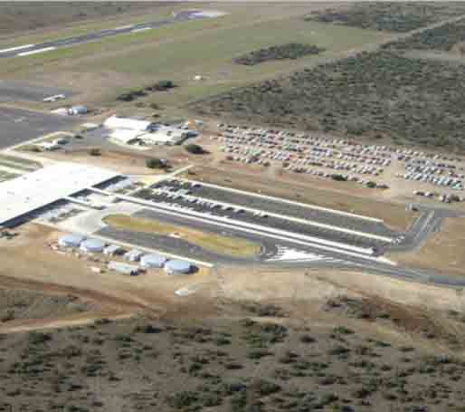 Drone view of an airport terminal - MM & IM Local Infrastructure